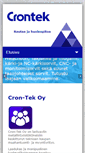 Mobile Screenshot of crontek.fi